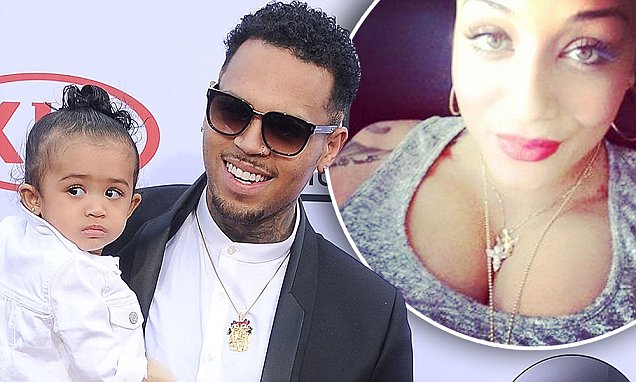 LAS VEGAS, NV - MAY 17: Singer Chris Brown and daughter Royalty arrive at the 2015 Billboard Music Awards at MGM Garden Arena on May 17, 2015 in Las Vegas, Nevada. (Photo by Gregg DeGuire/WireImage)