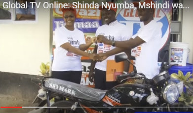 Global TV: Mshindi Droo ya Pili Shinda Nyumba, Alivyokabidhiwa Bodaboda