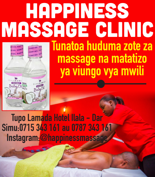 Happiness Massage Clinic, Huduma Bora za Matatizo ya Viungo vya Mwili