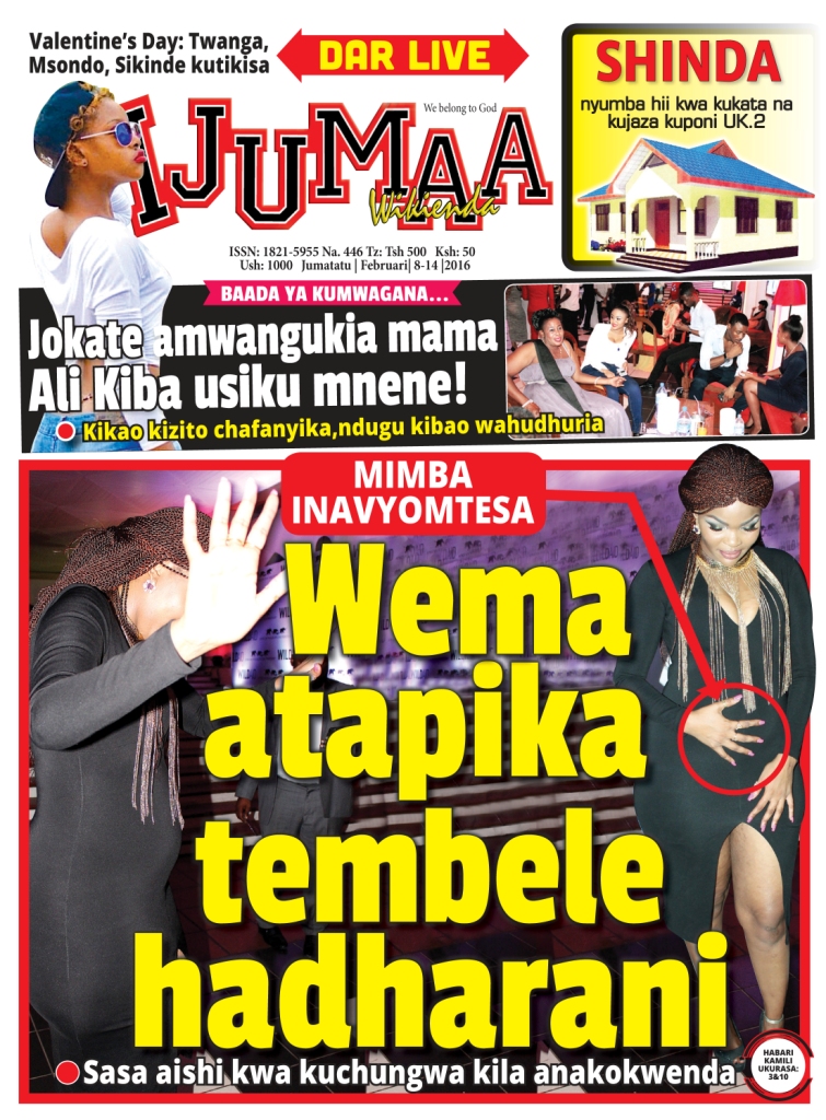 Magazeti Ya Leo Jumatatu Ya Februari 8, 2016
