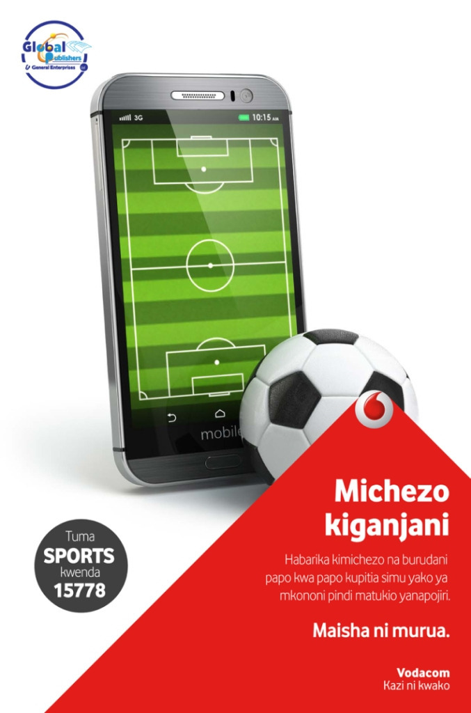 Habarika kimichezo kupitia simu yako ya mkononi - Global Publishers