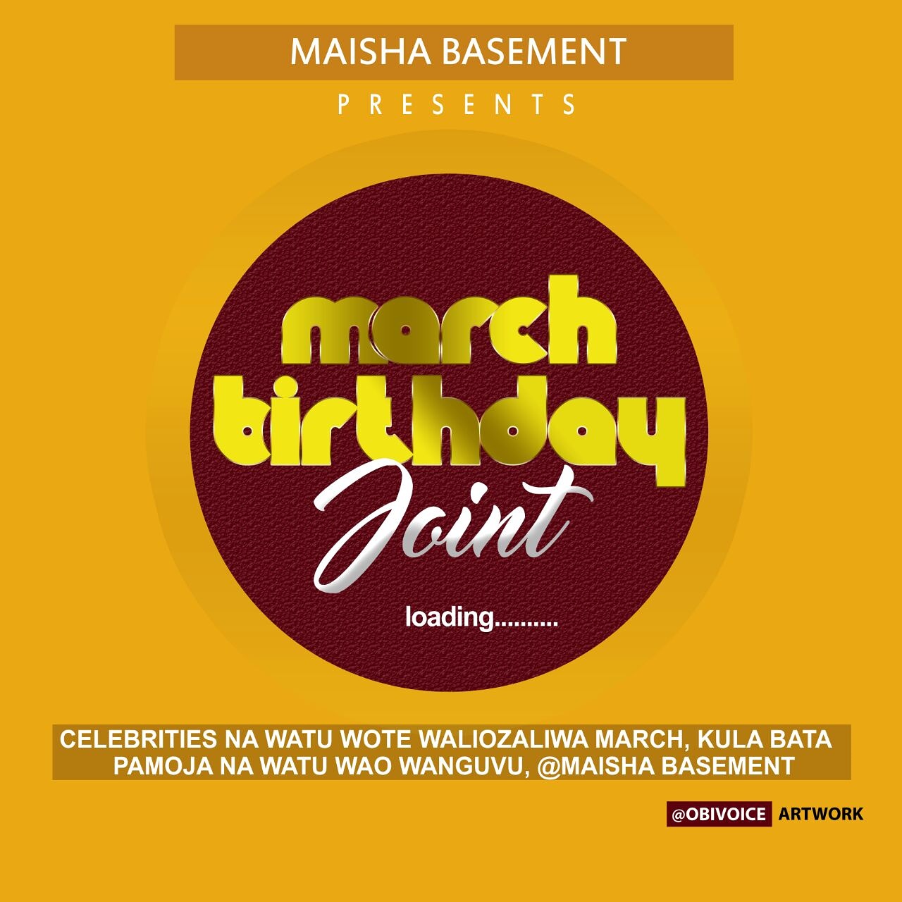 March Birthday kufanyika leo Maisha Basement, Dar - Global Publishers