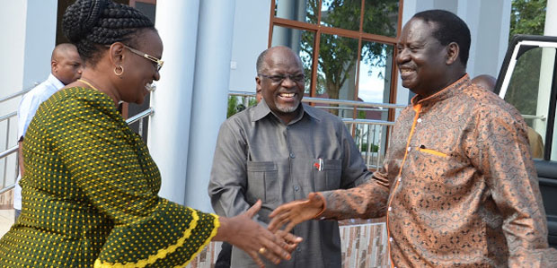 Odinga amtembelea Rais Magufuli, Chato - Global Publishers