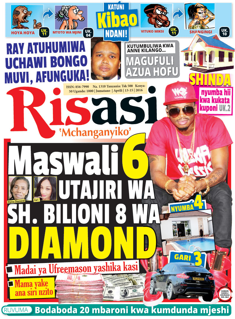 Usikose Nakala yako ya Gazeti la Risasi Jumatano kesho - Global Publishers