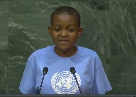 Binti wa Miaka 16 Kutoka Mwanza Ahutubia Umoja wa Mataifa - Global Publishers