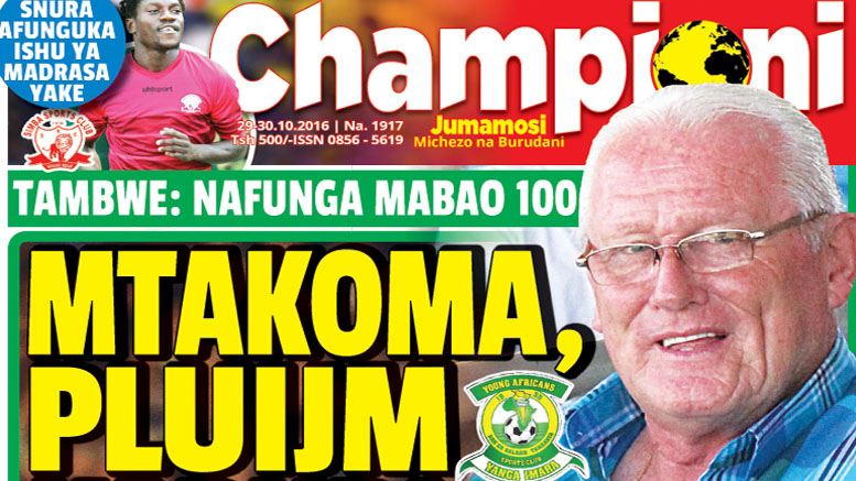 Magazeti Yote ya Tanzania Leo Jumamosi Oktoba 29, 2016 Yako Hapa - Global Publishers