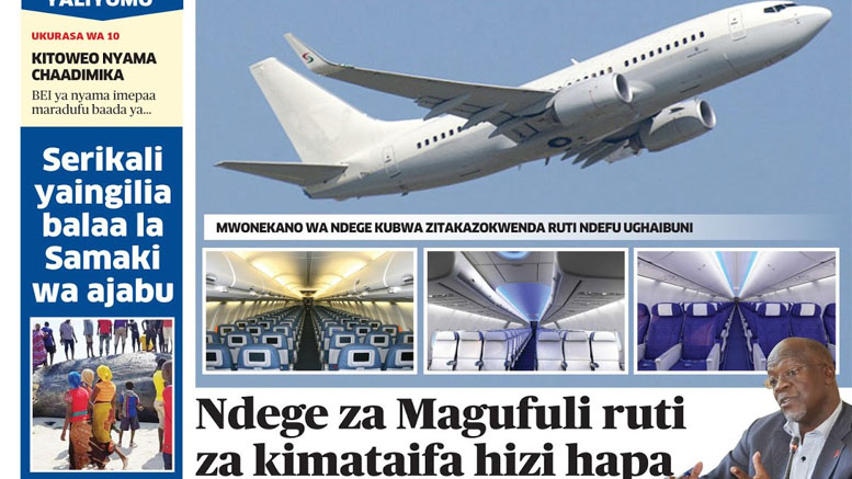 Magazeti Ya Tanzania Leo Oktoba 16, 2016 - Global Publishers