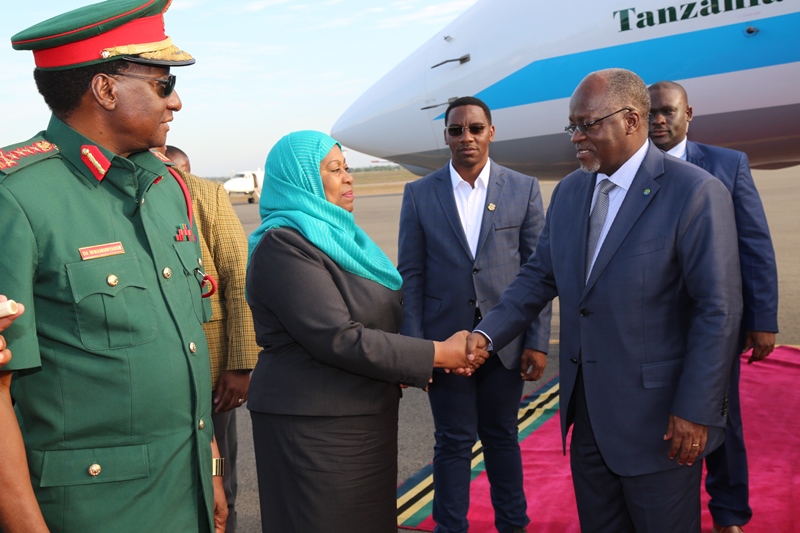 Rais Magufuli Arejea Nyumbani Baada ya Ziara Nchini Kenya - Global Publishers