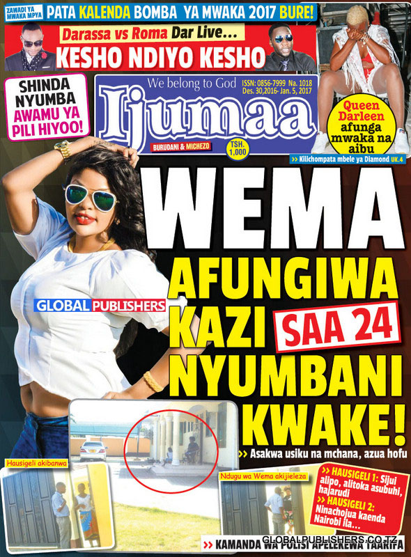 Gazeti la Ijumaa, Toleo la Desemba 30, 2016 - Global Publishers