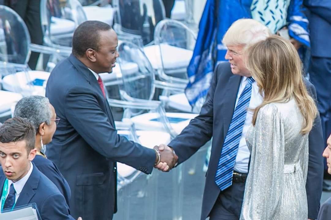 Rais Uhuru Kenyatta Akutana na Donald Trump Nchini Italia - Global Publishers