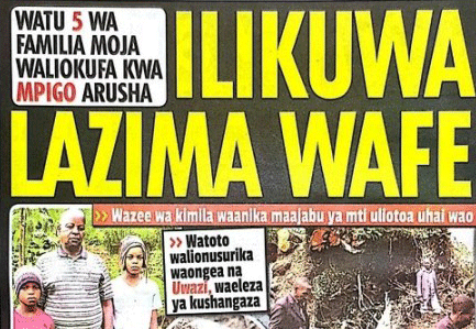 Habari Zilizopo Katika Magazeti ya Leo Jumanne ya Mei 16, 2017 - Global Publishers