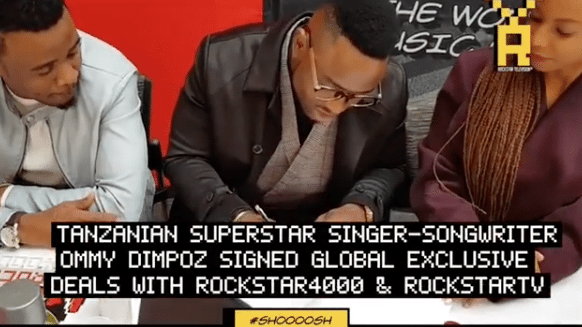 Ommy Dimpoz Asaini RockStar4000, Aungana na Kiba - Global Publishers