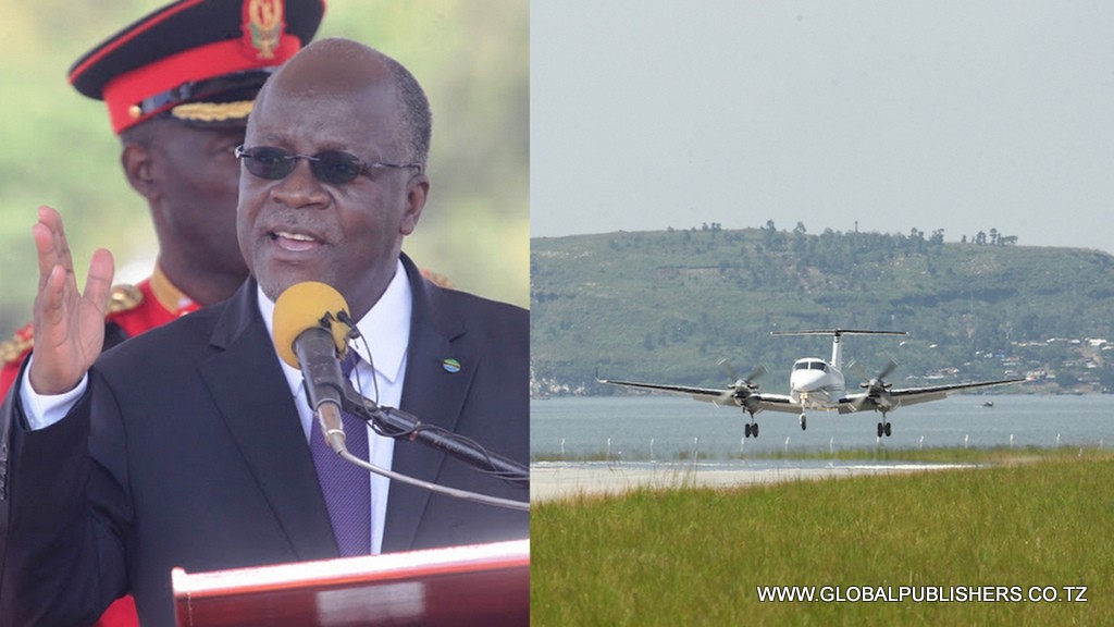 Rais Magufuli Azindua Uwanja wa Ndege wa Kagera (Video) - Global Publishers