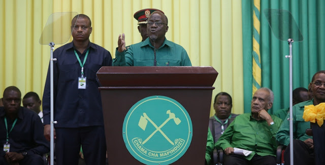 Magufuli Ajiuzulu Uenyekiti wa CCM, Agombea Tena – Video - Global Publishers