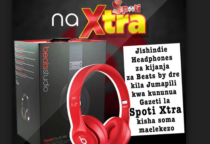 SPOTI XTRA LAMWAGA ZAWADI KWA WASHINDI WA BEATS BY DRE – VIDEO - Global Publishers