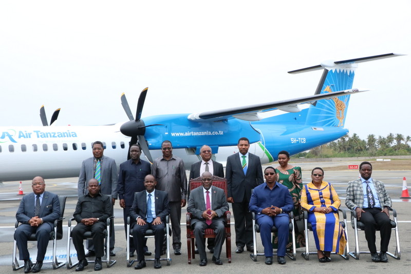 LIVE: Rais Magufuli Akipokea Bombadier Mpya Uwanja wa Ndege Dar - Global Publishers