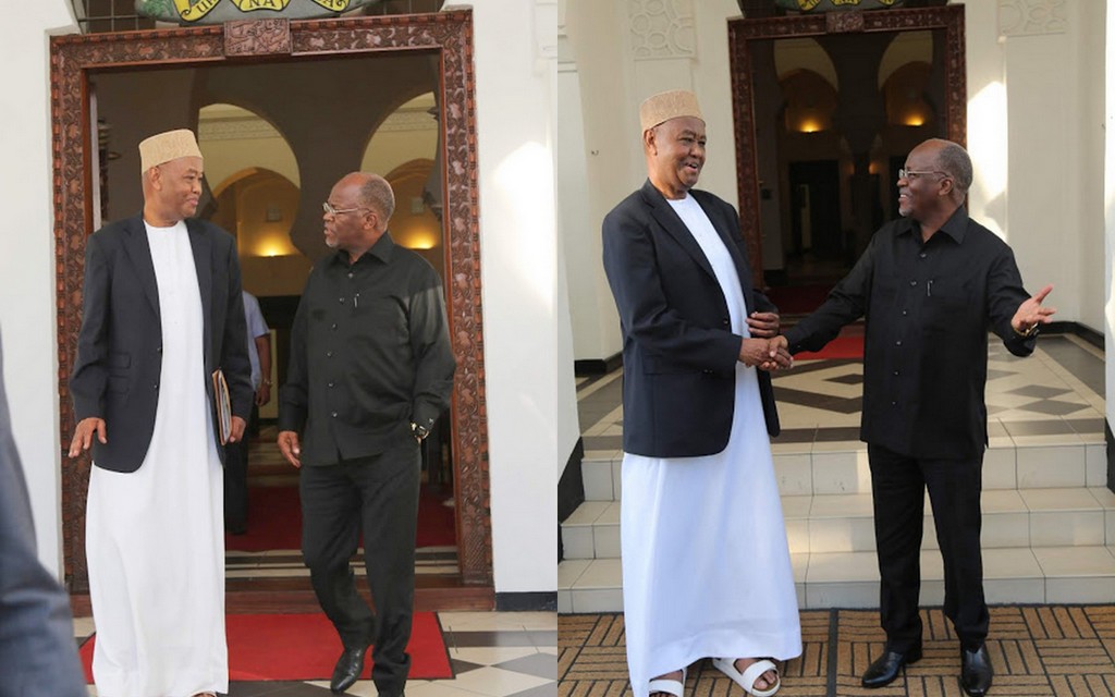 RAIS MAGUFULI AKUTANA NA KATIBU MKUU WA CCM NDG. KINANA IKULU JIJINI DAR - Global Publishers