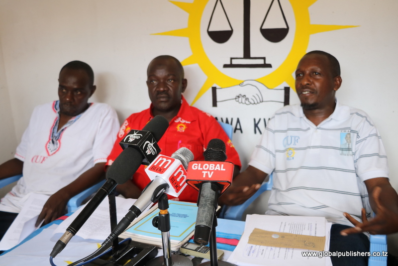 CUF YALAANI KUENGULIWA KINYANG’ANYIRO UDIWANI UBUNGO - Global Publishers