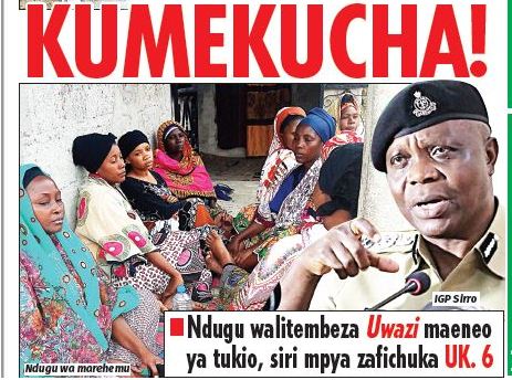 POLISI VS WALIOSUSA MAITI DAR KUMEKUCHA! - Global Publishers