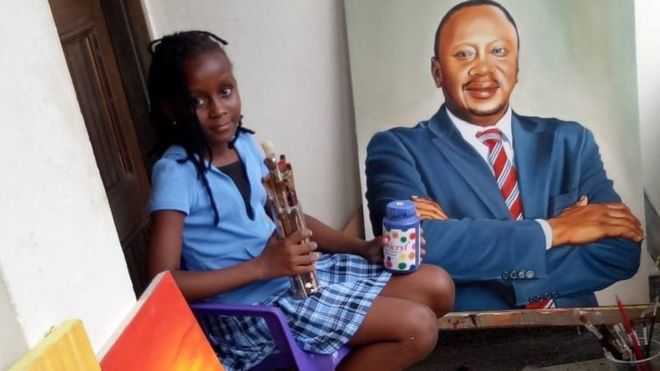 Msichana wa Miaka 9 Mwenye Kipaji Kilichomvutia Rais Kenyatta - Global Publishers