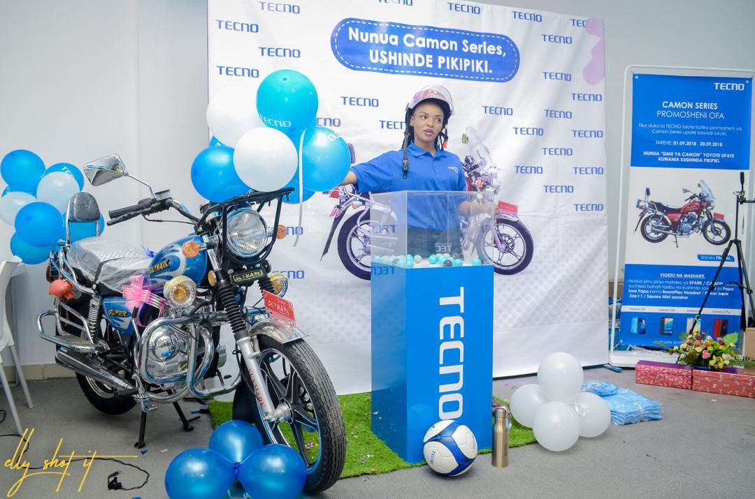BI TROPHONIA AIBUKA MSHINDI WA PIKIPIKI KUTOKA TECNO - Global Publishers