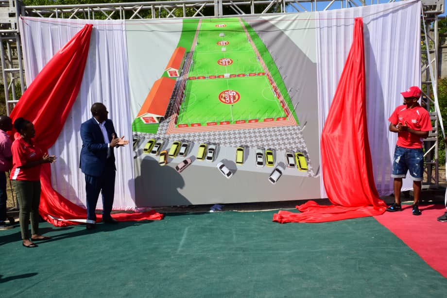 Samwel Eto’o Azindua Ujenzi wa Uwanja, Dar (Picha + Video)