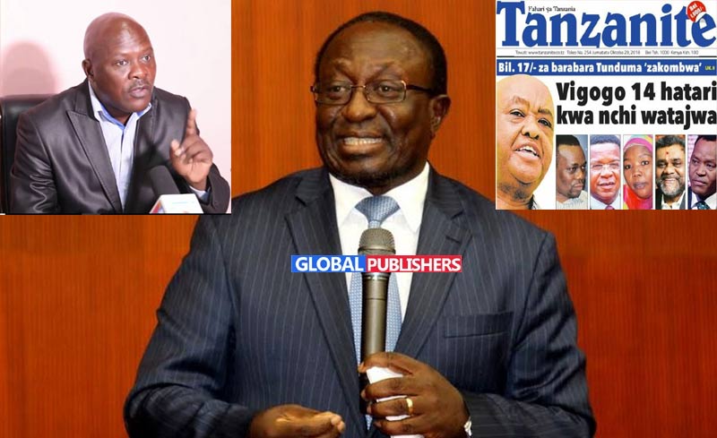 MWAKYEMBE AAGIZA MMILIKI WA GAZETI LA TANZANITE AHOJIWE - Global Publishers