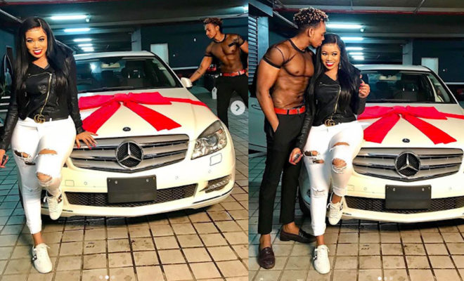 Calisah Azawadiwa Benz na Mpenzi Wake Vera Sidika - Global Publishers
