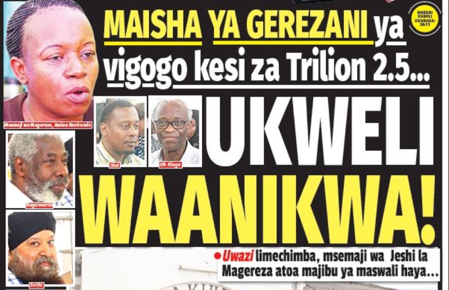 MAISHA YA GEREZANI YA VIGOGO KESI ZA TRILION 2.5 UKWELI WAANIKWA - Global Publishers