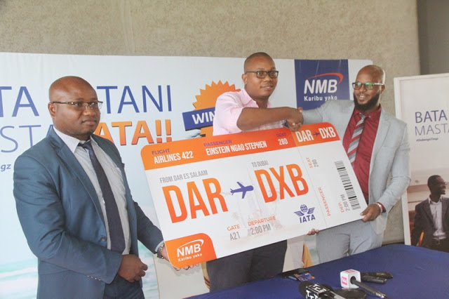 NMB YAWAKABIDHI TIKETI WASHINDI WA ‘MASTABATA’ SAFARI YA DUBAI - Global Publishers
