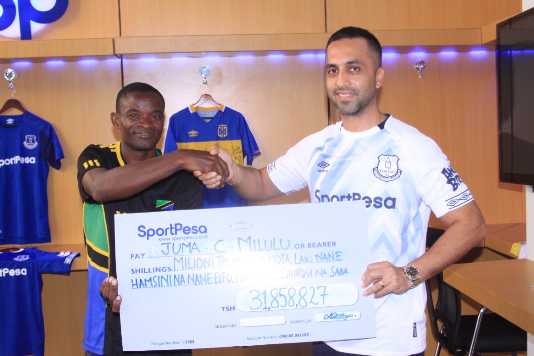 Fundi Ujenzi abeba Shilingi Milioni 31.8 za SportPesa - Global Publishers