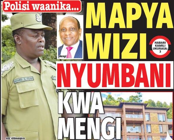 POLISI WAANIKA MAPYA WIZI KWA MENGI NYUMBANI - Global Publishers