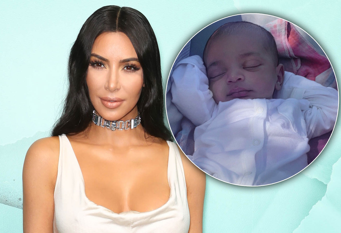 KIM KARDASHIAN AANIKA KICHANGA CHAKE KWA MARA YA KWANZA - Global Publishers