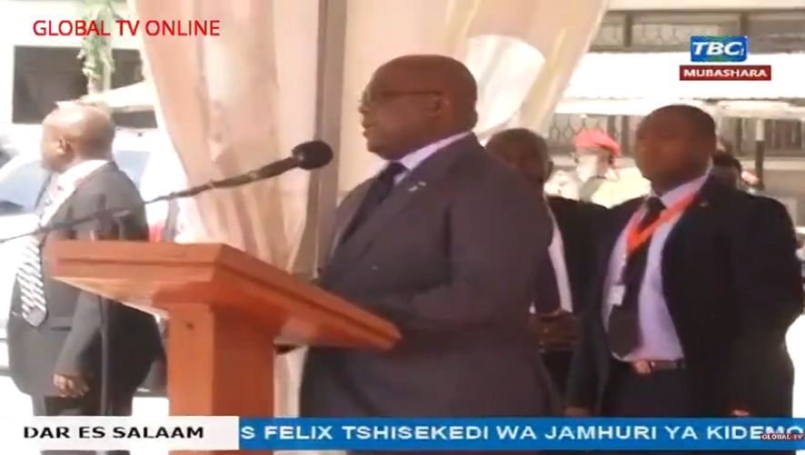 BREAKING: RAIS TSHISEKEDI AKAGUA BANDARI YA DSM – VIDEO - Global Publishers