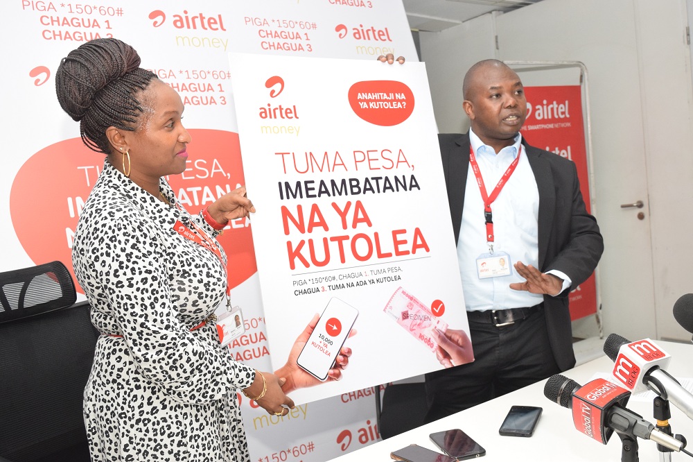 Airtel Yaja na Huduma ya Tuma na ya Kutolea - Global Publishers