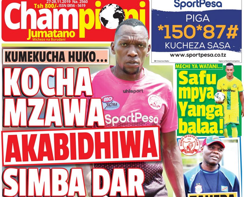 Nunua Champion Jumatano: Kocha mzawa akabidhiwa Simba Dar - Global Publishers