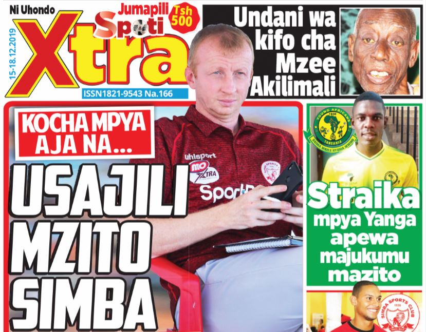 Nunua Gazeti la Spoti Xtra Kirahisi Zaidi Hapa - Global Publishers
