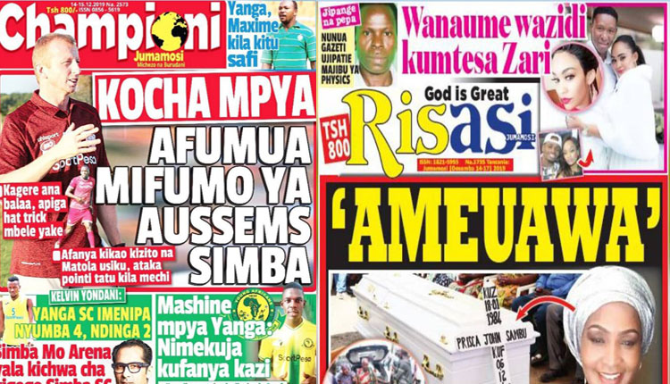 Nunua Gazeti la Championi na Risasi Kirahisi Zaidi Hapa - Global Publishers