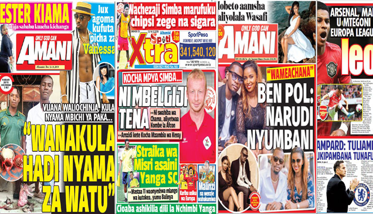 Nunua Gazeti la Spoti Xtra na Amani Kirahisi Zaidi Hapa - Global Publishers