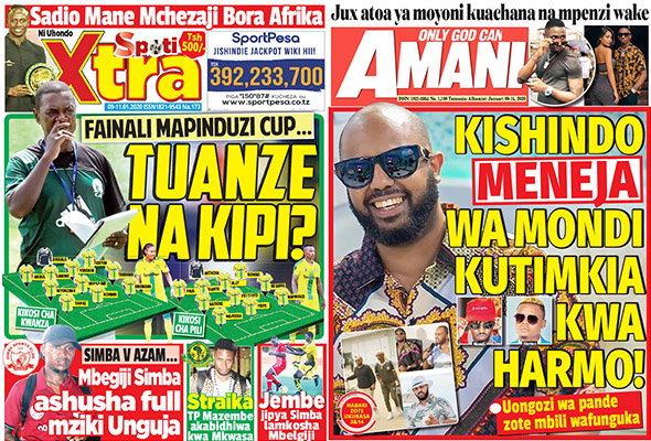 Nunua Gazeti la SPOTIXTRA na AMANI Kirahisi Zaidi Hapa - Global Publishers