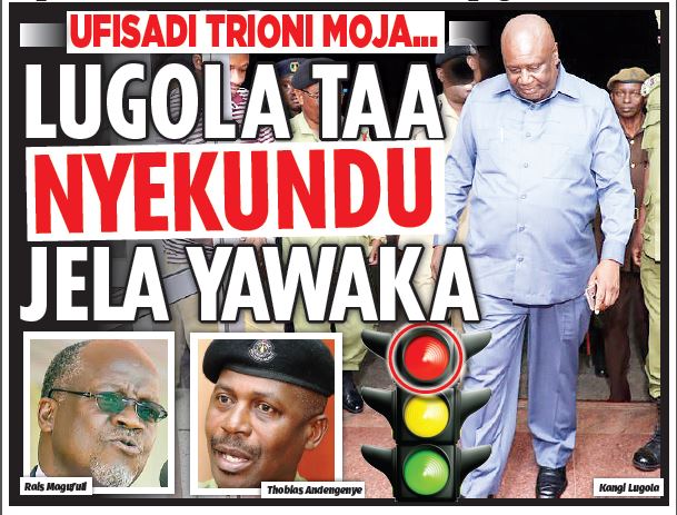 UFISADI TRIONI MOJA…LUGOLA TAA NYEKUNDU JELA YAWAKA - Global Publishers