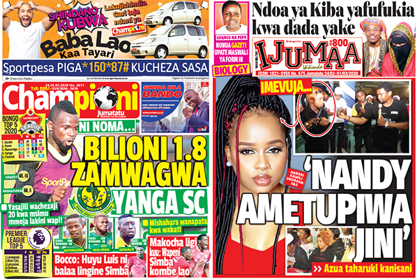 Nunua Gazeti la CHAMPIONI na IjumaaWikiEnda Kirahisi Zaidi Hapa - Global Publishers