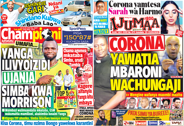 Nunua na Soma Gazeti la Championi na IjumaaWikienda kirahisi zaidi hapa - Global Publishers