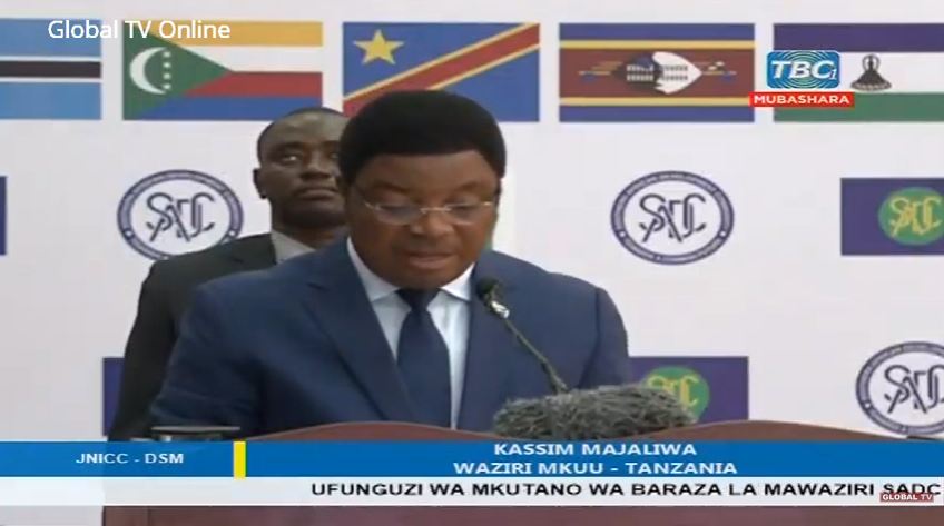 Video: Hotuba Ya Waziri Mkuu Kwenye Mkutano Wa SADC Dar Leo - Global Publishers
