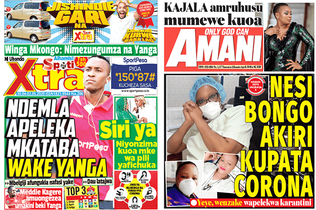 Nunua na Soma Gazeti la SpotiXtra na Amani kirahisi zaidi hapa - Global Publishers