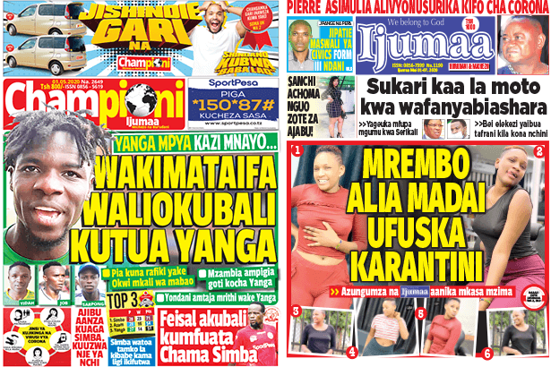 Nunua na Soma Gazeti la Championi na Ijumaa kirahisi zaidi hapa - Global Publishers