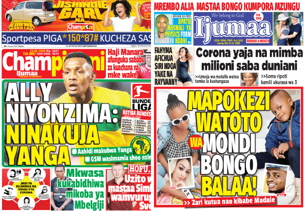 Nunua na Soma Gazeti la Championi na Ijumaa kirahisi zaidi hapa - Global Publishers