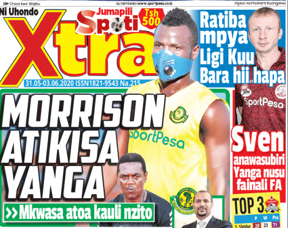 Nunua na Soma Gazeti la SpotiXtra  kirahisi zaidi hapa - Global Publishers