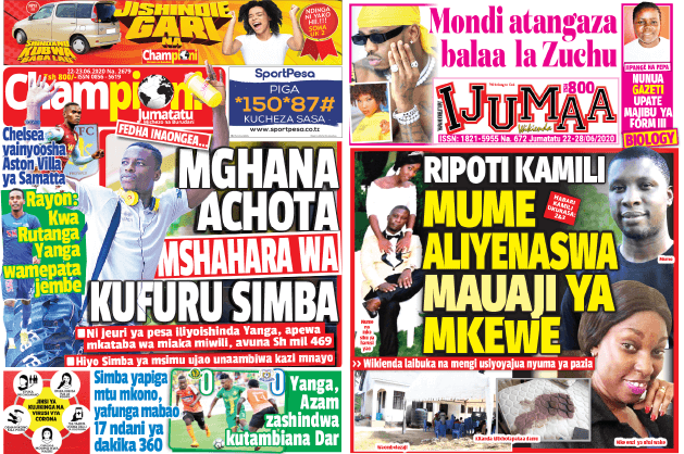 Nunua na Soma Gazeti la Championi na Ijumaa Wikienda kirahisi zaidi hapa - Global Publishers