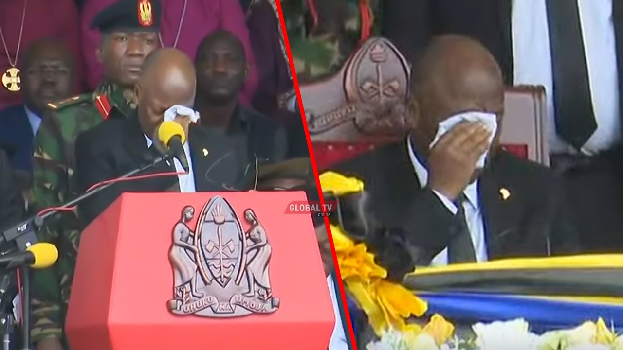 JPM Amwaga Machozi Akimwelezea Mkapa – Video - Global Publishers